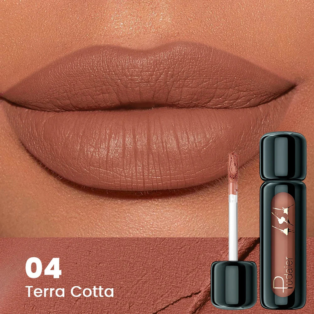 1pc Matte Velvet Lip Gloss, Highly Saturated Liquid Lip Mud, Non-Stick Long Lasting, All Skin Tones Compatible,Mother's Day Gift LadyShow.Store