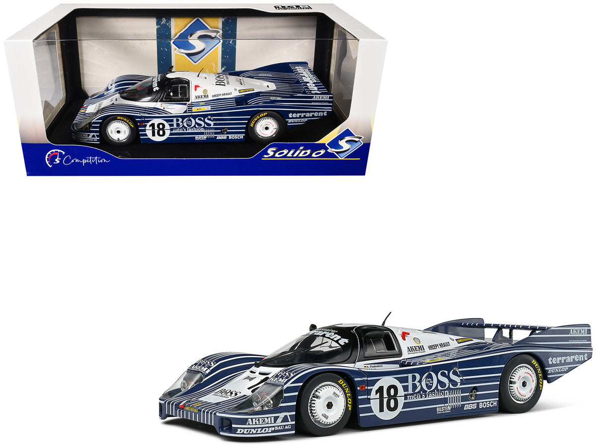 Porsche 956LH #18 Jurgen Lassig - Axel Plankenhorn - Desire Wilson "24 Hours of Le Mans" (1983) "Competition" Series 1/18 Diecast Model Car by Solido LuxuryLifeWay Online Store