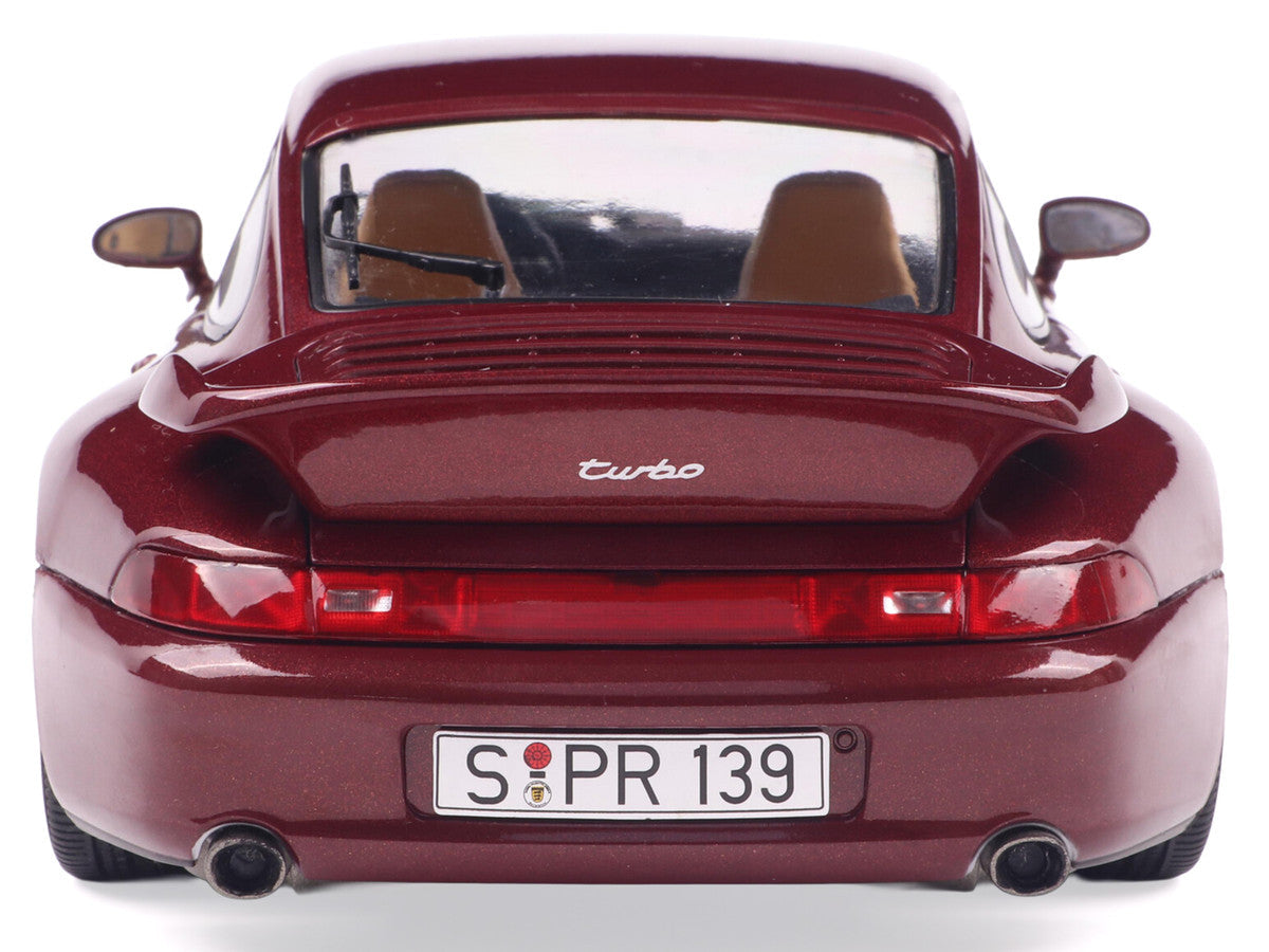 1997 Porsche 911 (993) Turbo Arena Red Metallic 1/18 Diecast Model Car by Solido LuxuryLifeWay Online Store