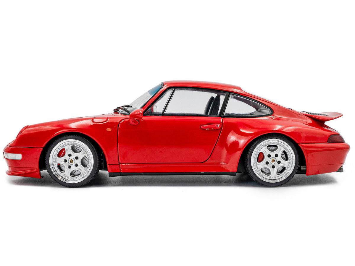 1997 Porsche 911 (993) Carrera RS Guards Red 1/18 Diecast Model Car by Solido LuxuryLifeWay Online Store