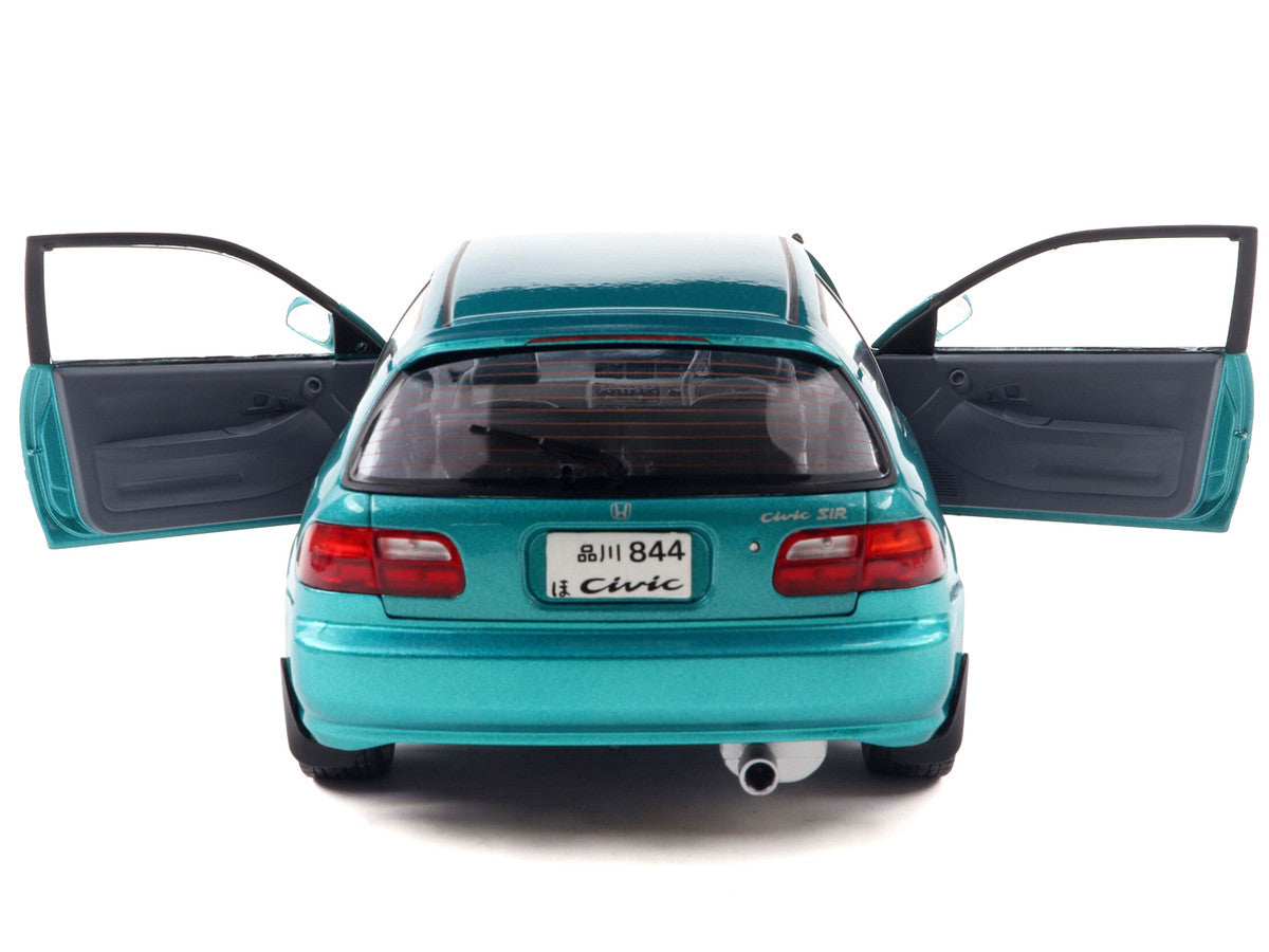 1991 Honda Civic (EG6) RHD (Right Hand Drive) Aztec Green Metallic 1/18 Diecast Model Car by Solido LuxuryLifeWay Online Store