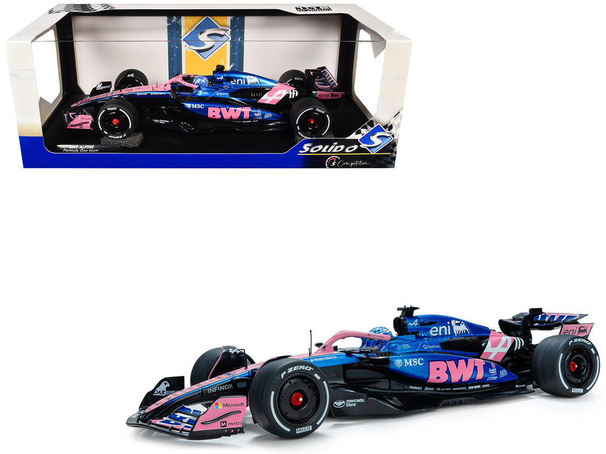 Alpine A525 #10 Pierre Gasly "BWT" Formula One F1 "Bahrain GP" (2025) "Competition" Series 1/18 Diecast Model Car by Solido LuxuryLifeWay Online Store