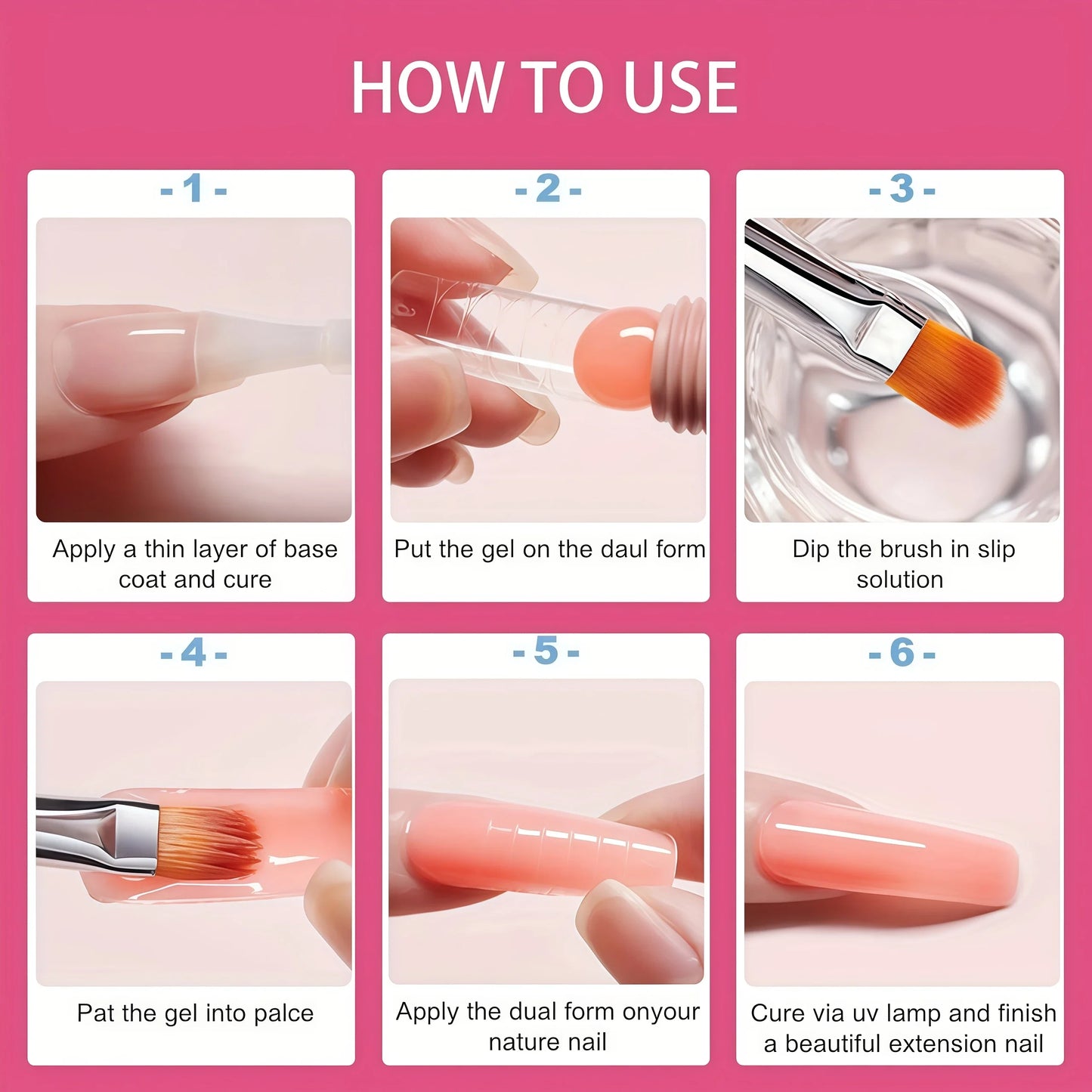 2in 1 Gel Cleanser for Nails & Polish Remover, Professional Slip Solution for Poly Gel Nails for & LED Gel, Anti-Stick Formula, Tri Light Beauty