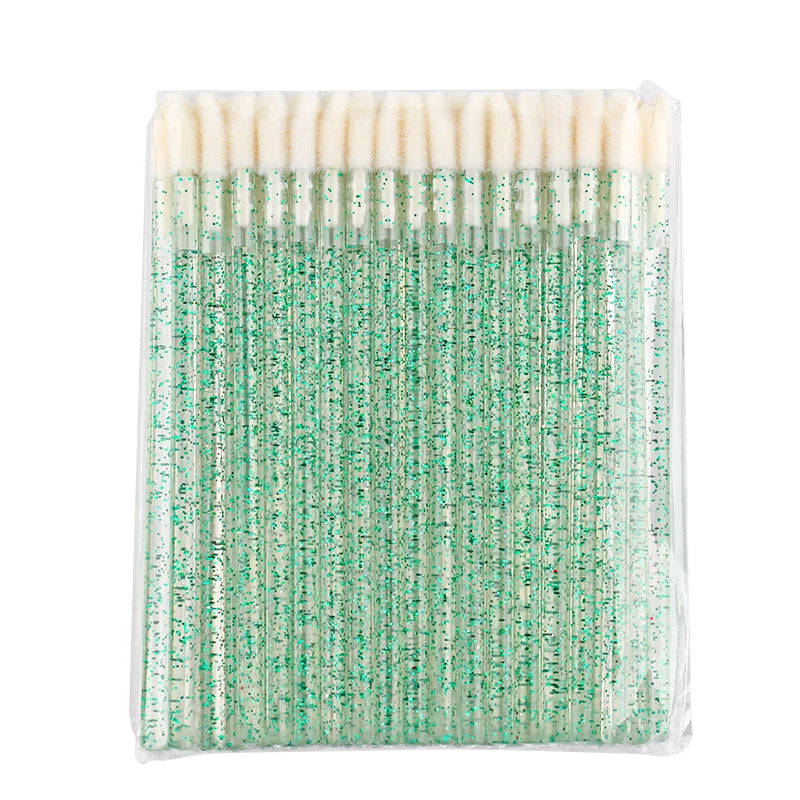 Lanjinglin 5/50 Pcs Lip Brush Reusable Makeup Brushes Lipstick Applicator Wands Eyelashes Extension Tool Beauty Accessories Pi-Mart