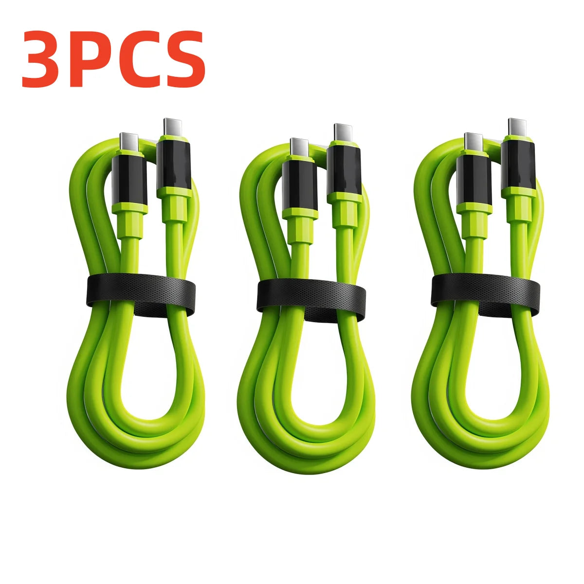 3/1PCS USB C Cable to USB C 240W Fast Charging Charger Cable Supports Fast Charging For iPhone 16 15 Samsung Xiaomi Huawei Pi-Mart