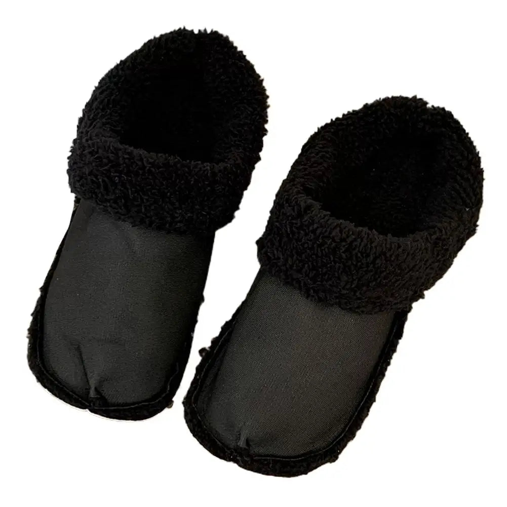 Autumn Winter Plush Liner Warm Hole Shoes With Detachable Thicken Soft Shoe Cover Fashion Versatile Slippers Lining Accessories Pi-Mart
