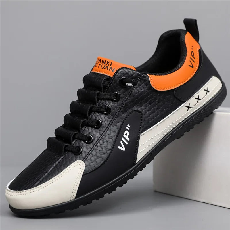 Mens 2026 Trendy Lightweight Loafers Soft Sole Breathable Slip On Casual Driving Shoes Comfortable Flat Simple Style Pi-Mart
