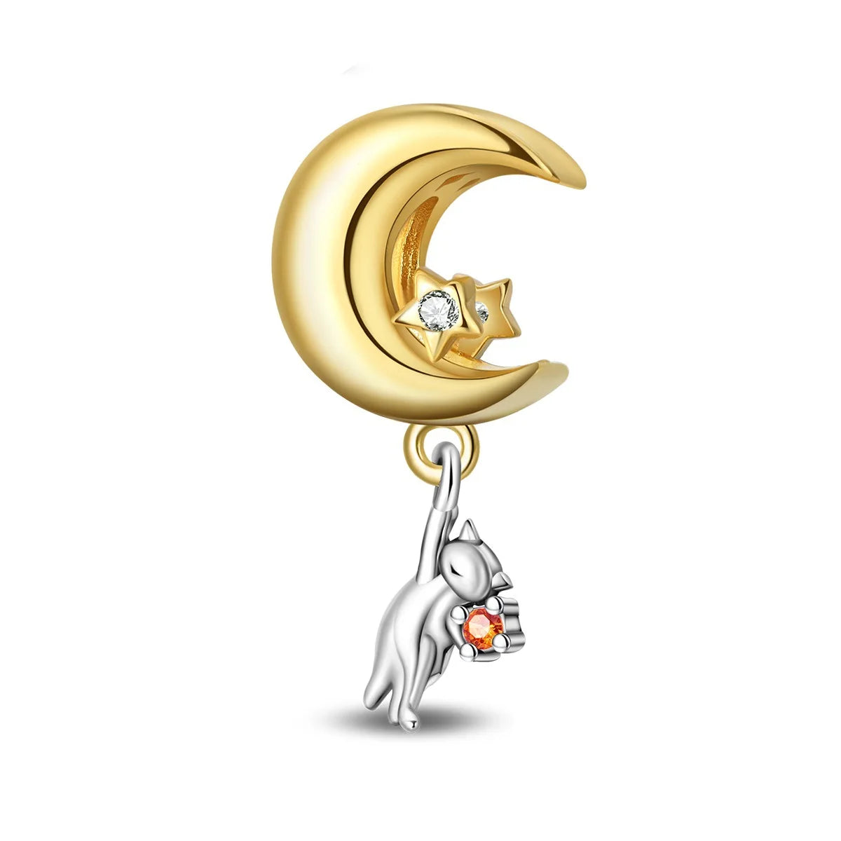Attractive pendant featuring an animal - a baby elephant, a cat, a swan. Beaded DIY jewelry for a bracelet accessory. Pi-Mart
