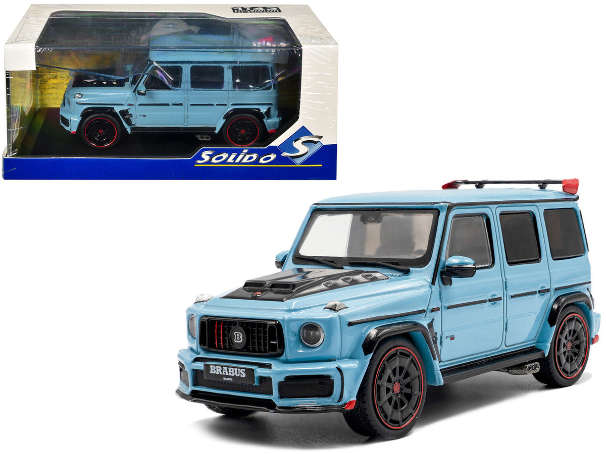 2021 Brabus Rocket 900 China Blue with Black Hood 1/43 Diecast Model Car by Solido LuxuryLifeWay Online Store