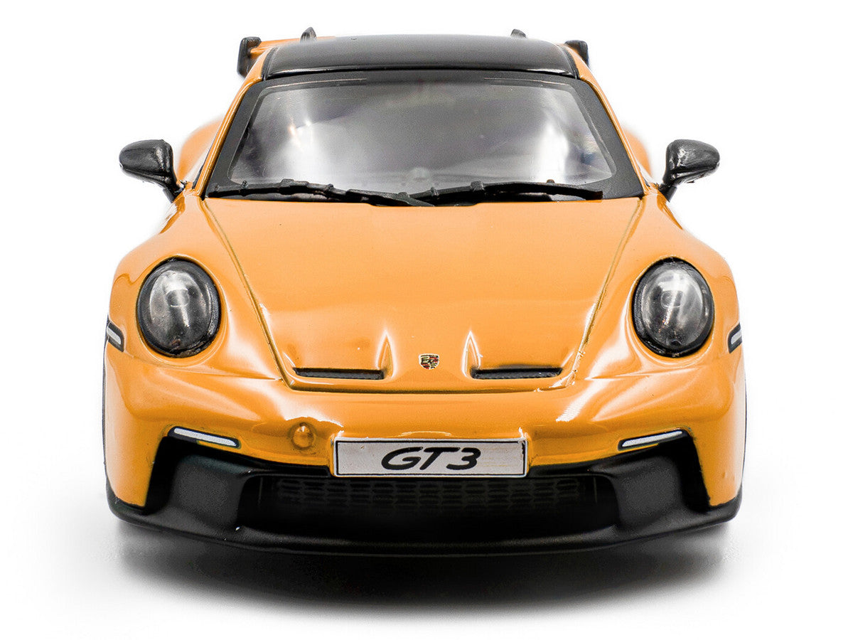 2023 Porsche 911 (992) GT3 Signal Yellow with Black Top 1/43 Diecast Model Car by Solido LuxuryLifeWay Online Store