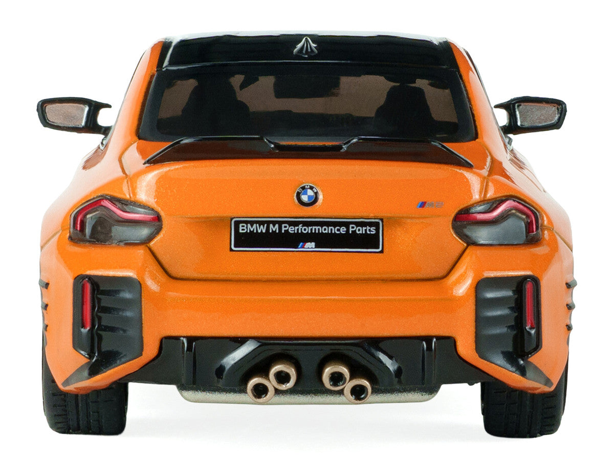 2024 BMW M2 M Performance Papaya Orange Metallic with Black Top 1/43 Diecast Model Car by Solido LuxuryLifeWay Online Store