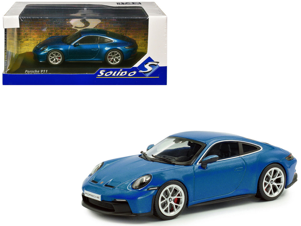 2023 Porsche 911 (992) GT3 Touring South Sea Blue Metallic 1/43 Diecast Model Car by Solido LuxuryLifeWay Online Store