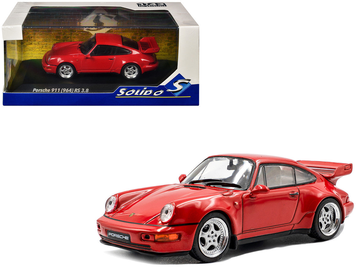 1994 Porsche 911 (964) RS 3.8 Guards Red 1/43 Diecast Model Car by Solido LuxuryLifeWay Online Store