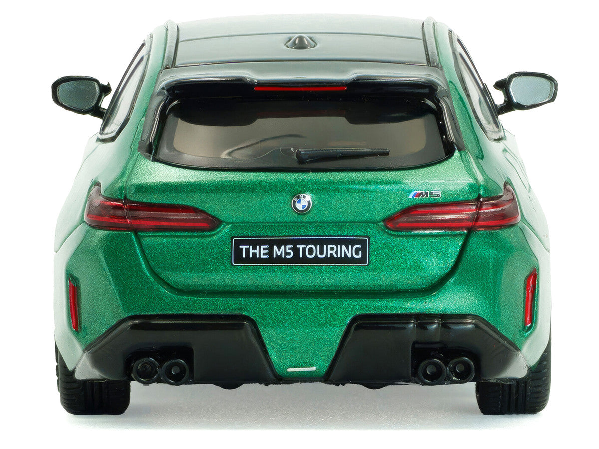 2024 BMW M5 Touring Isle Of Man Green Metallic with Black Top 1/43 Diecast Model Car by Solido LuxuryLifeWay Online Store