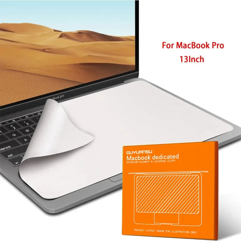 Screen Keyboard Protection Microfiber Liner Cleaning Cloth For MacBook Pro 13" 14" 15" 16"and MacBook Air 13" Pi-Mart
