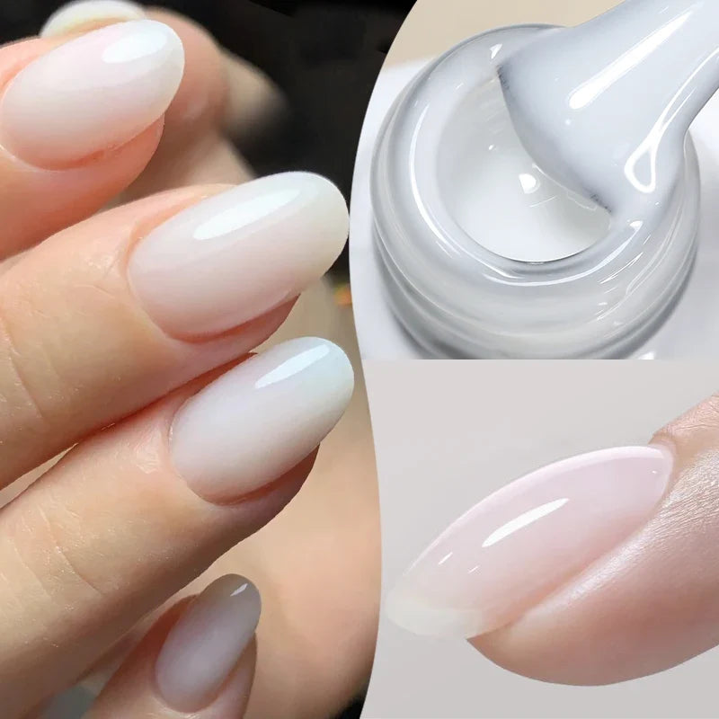 BORN PRETTY 10ml Jelly Nude Gel Nail Polish 50 Colors Semi Transparent Nail Art Nail Supplies Soak off UV LED Nails Gel Varnish Tri Light Beauty