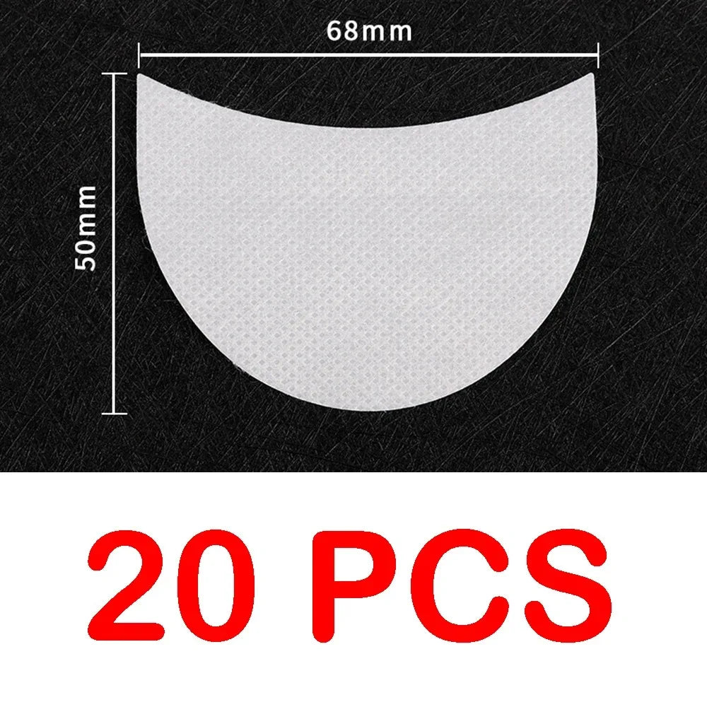 20/30/50pcs Eye Makeup Stencils Disposable Eyeshadow Stickers Eyeliner Shield Grafted Eyelashes Isolate Eyelash Removal Patches Pi-Mart