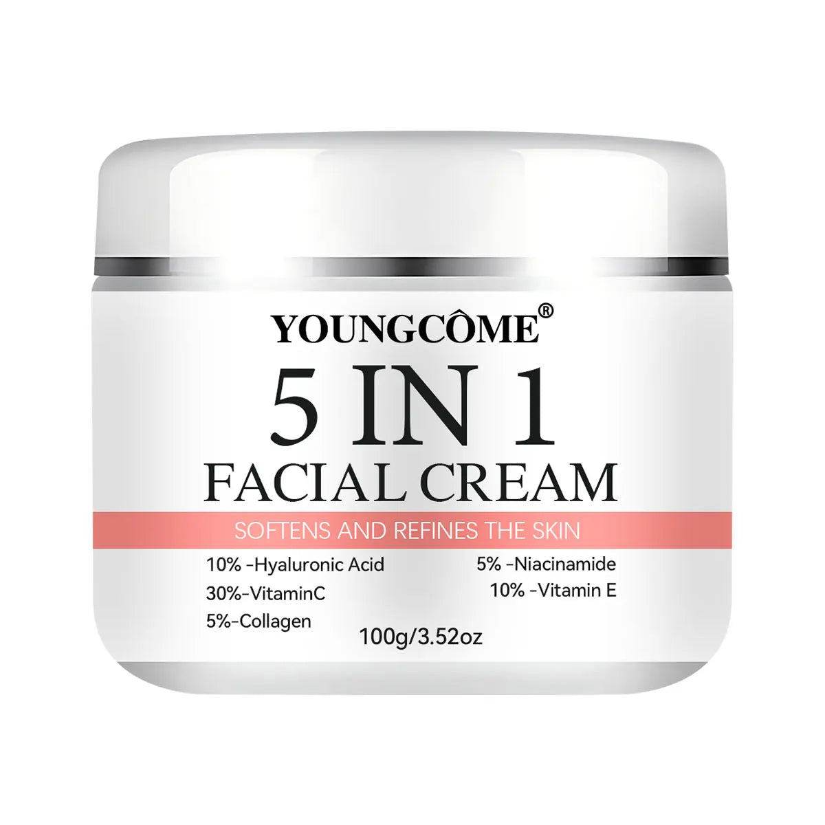 5 In 1 Fade fine lines Firming Face Serum Moisturizing brightning Vitamin C Hyaluronic Acid Facial Serum Shrink Pores Skin Care Pi-Mart