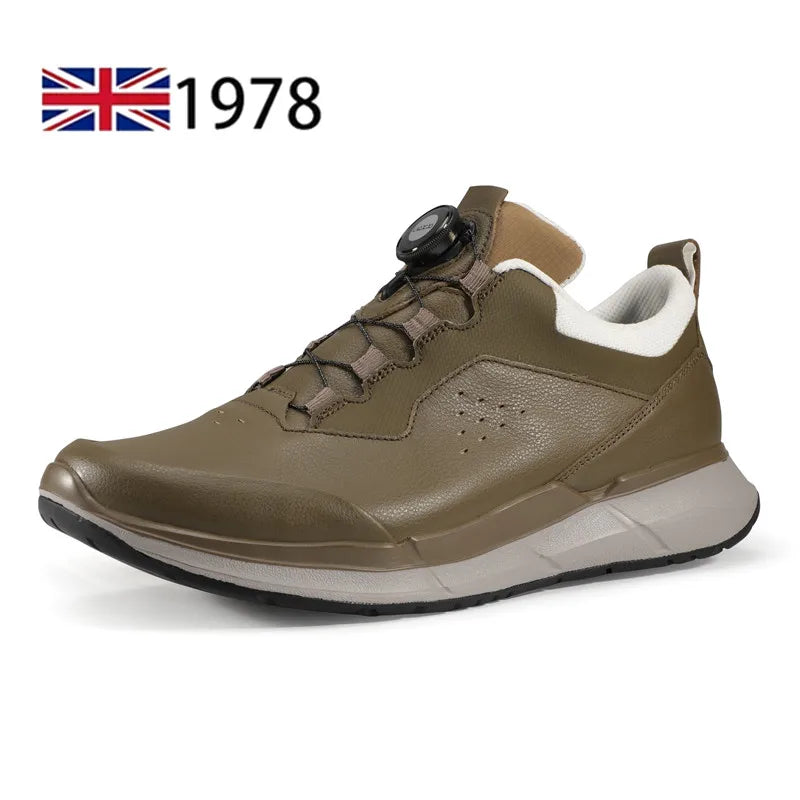 New Men's Shoes Genuine Leather Fashion Low-top Men's Casual Trendy Shoes Running Sports Pi-Mart