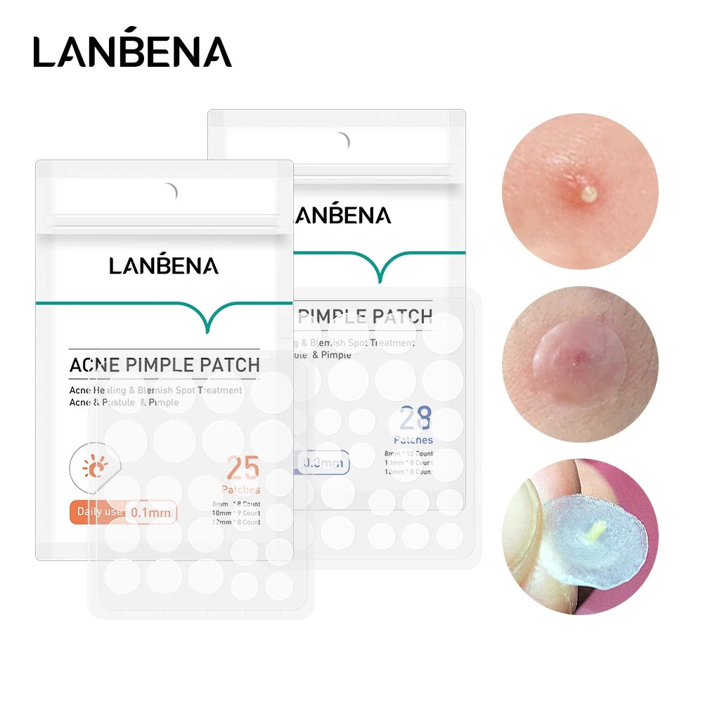 LANBENA Acne Pimple Patch Daily Use and Night Use Invisible Acne Stickers Blemish Treatment Acne Concealer Makeup Pi-Mart