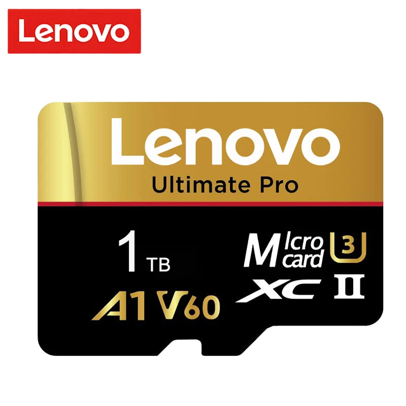 Lenovo SD Memory Card 128GB 256GB 512GB 1TB Micro SD Card V60 U3 Flash Cards TF Card Memory Microsd For Insta360 DJI Drone Pi-Mart