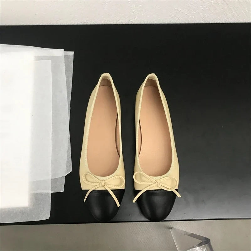 2026 New Spring Butterfly-knot Women Loafer Elegant Mix Colors Slip On Shoes Laides Comfort Soft Sole Ballet Flats Single Shoes LadyShow.Store