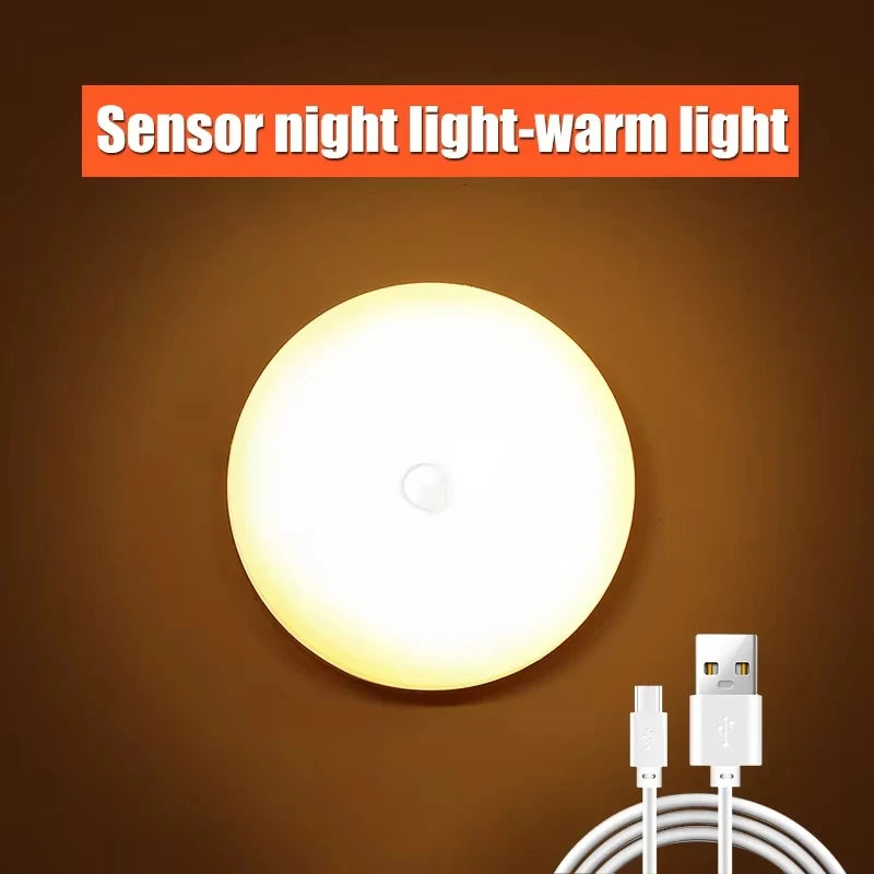 Rechargeable Motion Sensor Night Light,LED Closet Light,Cabinet Light,Wall Light for Kitchen,Bedroom,Bathroom,Hallway,Stairs Pi-Mart