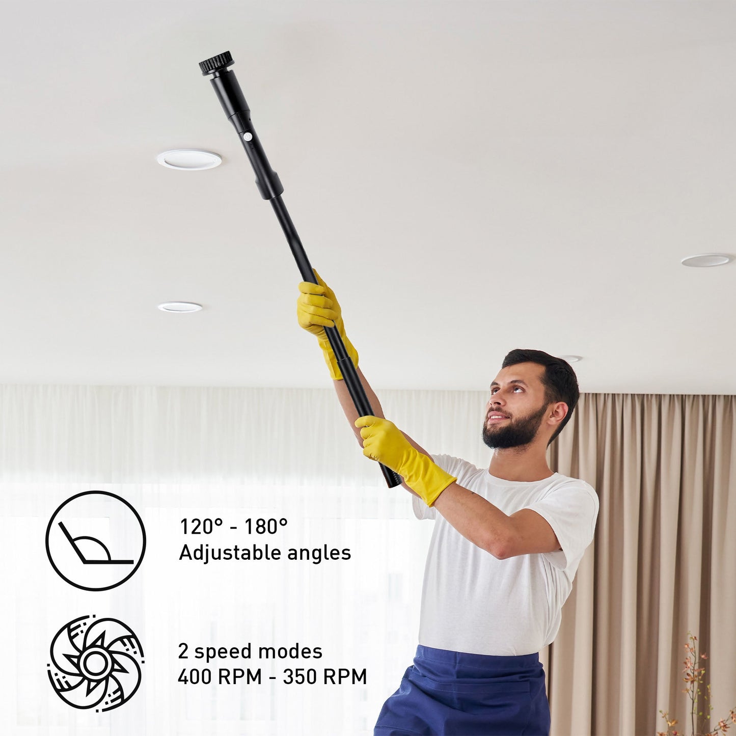 Pursonic Rechargeable Electric Scrubber & Handy Solutions 9-Piece Tool Kit Home Cleaning & Repair Bundle LuxuryLifeWay Online Store
