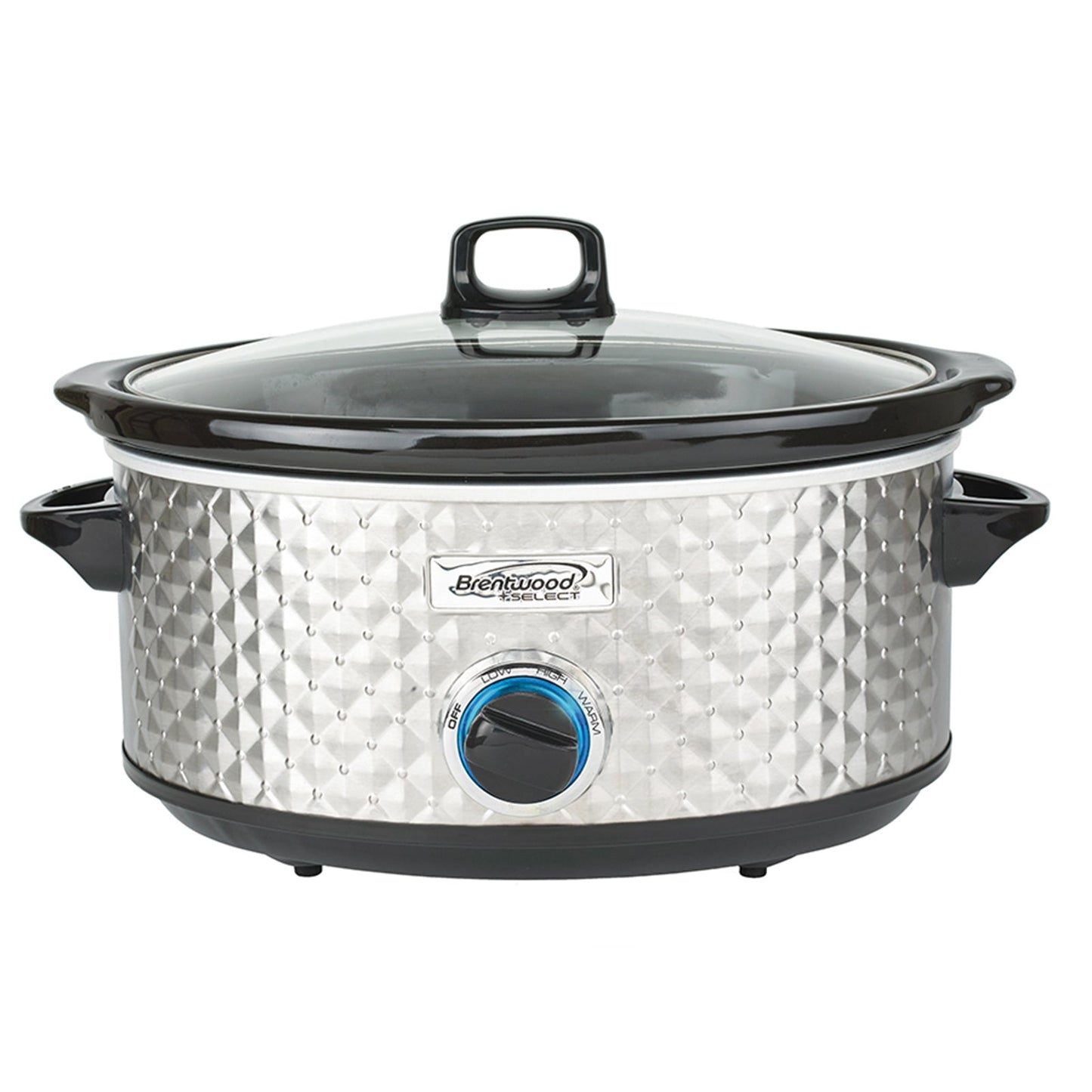 Brentwood Select 7 Quart Slow Cooker in Silver LuxuryLifeWay Online Store