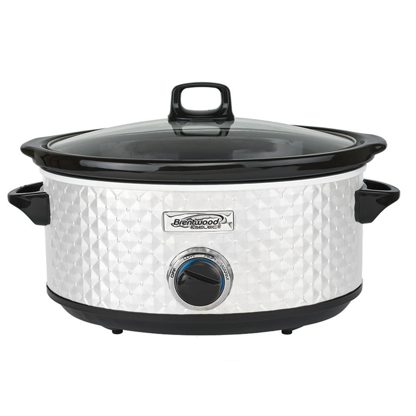 Brentwood Select 7 Quart Slow Cooker in White LuxuryLifeWay Online Store