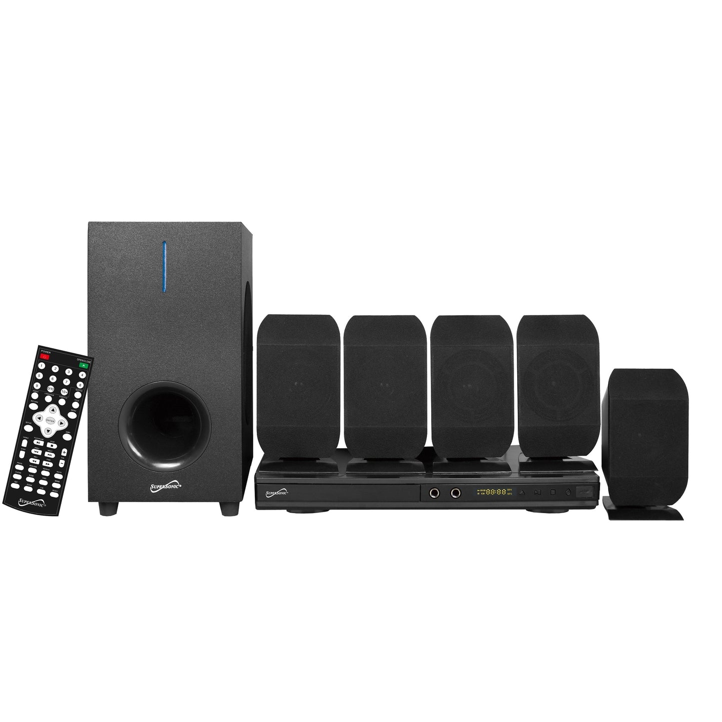 Supersonic 5.1 Channel DVD Home Theater System with Karaoke Function LuxuryLifeWay Online Store