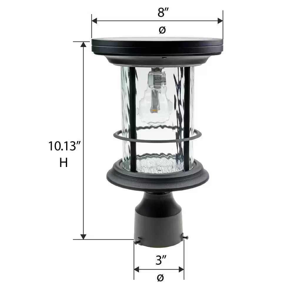 Outdoor Pole/Base/Wall Mount Solar LED Light - Yard Path Lighting - 100 Lumens LuxuryLifeWay Online Store