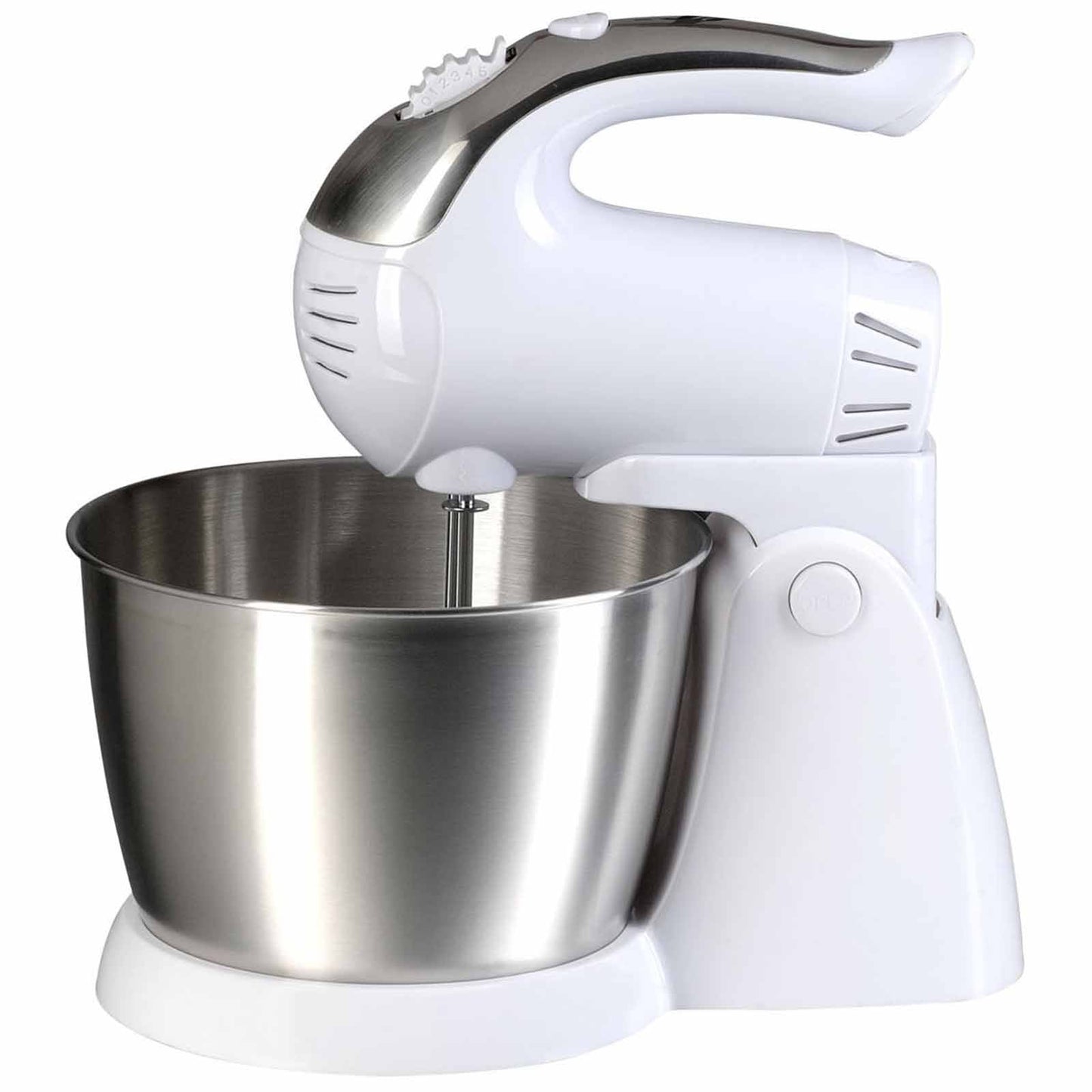 Brentwood 5-Speed Stand Mixer Stainless Steel Bowl 200W in White LuxuryLifeWay Online Store