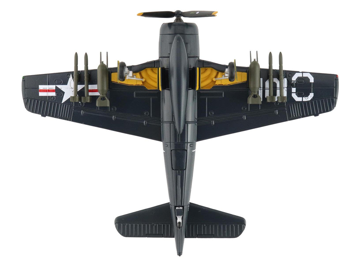 Grumman F8F-2 Bearcats Fighter Aircraft "121717 VF-61 Jolly Rogers" (1949) United States Navy "SkyMax Flying Heroes" Series 1/72 Diecast Model by Hobby Master LuxuryLifeWay Online Store