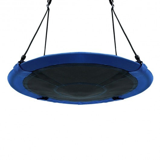 40 Inch Flying Saucer Tree Swing Indoor Outdoor Play Set-Blue - Color: Blue LuxuryLifeWay Online Store
