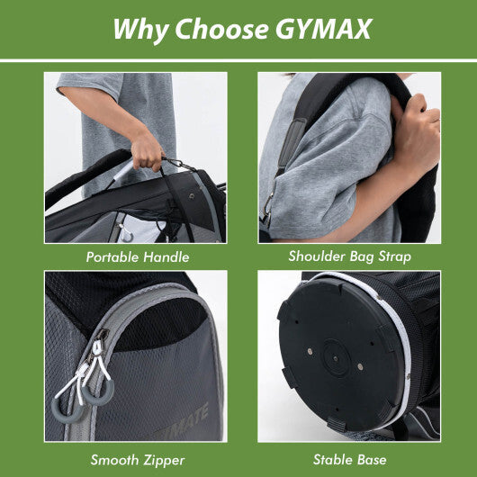 14-Way Golf Cart Stand Bag with Waterproof Rain Hood LuxuryLifeWay Online Store