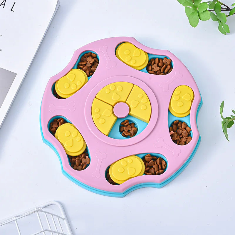 Dog Puzzle Toys Slow Feeder Interactive Increase IQ Food Dispenser Non-Slip Slowly Eating Bowl Cat Dogs Food Games Pi-Mart