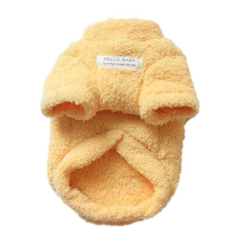 Winter Dog Sweater Warm Plush Dog Clothes for Small Medium Dogs Cats Soft Puppy Coat Jacket Chihuahua Teddy Costums Dog Supplies Pi-Mart