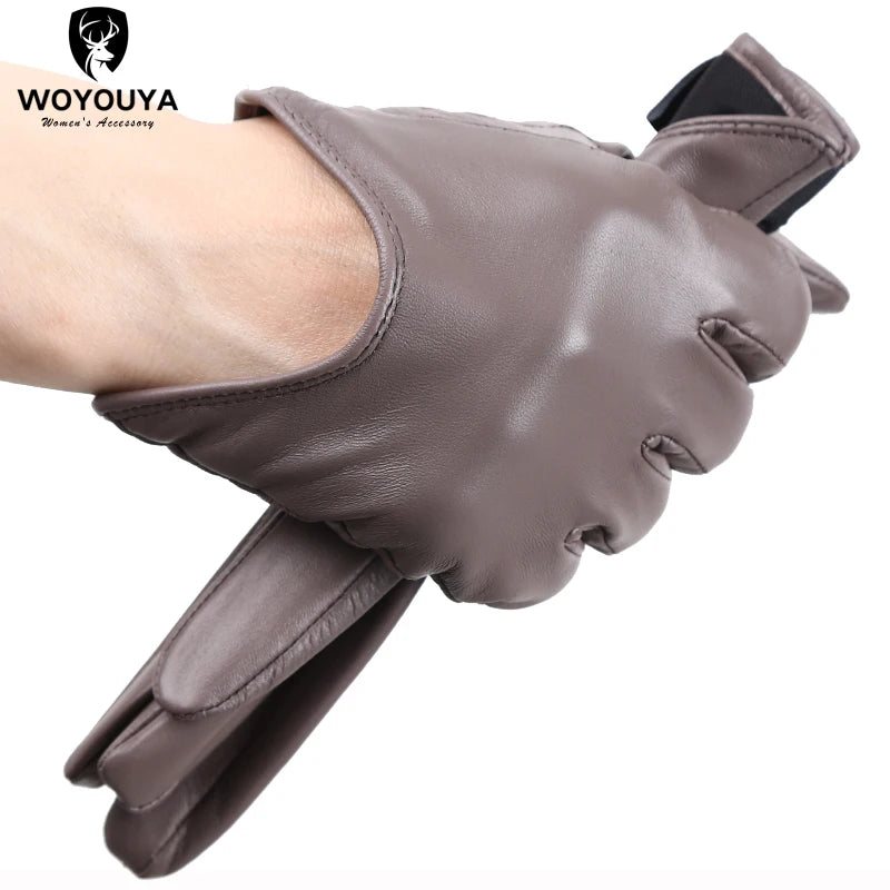 Fashion color Apparel Accessories women's leather gloves,comfortable short Women mitten,warm winter gloves women-2001 Pi-Mart