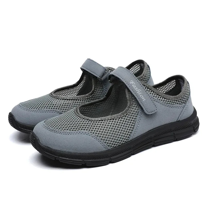 Women Shoes Breathable Vulcanized Shoes White ZapaWomen Sneakers Fashion Breathable Mesh Casual Walking Shoes Women Work Shoes Pi-Mart