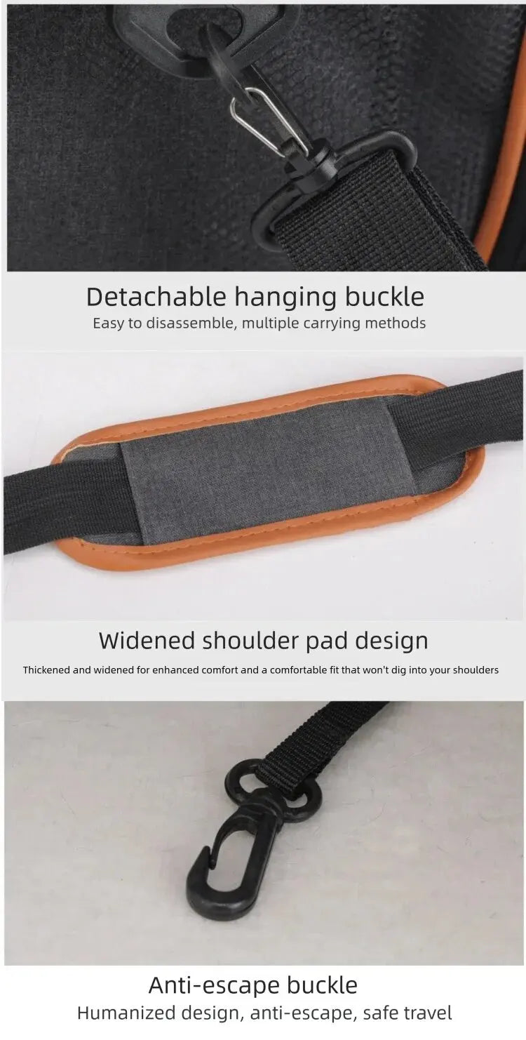 Dog Pet Carrier Bag Anti-Collapse Design Multiple Storage Pockets Cat Travel Handbag for Medium Cats, Puppy, Rabbits and Other S Pi-Mart