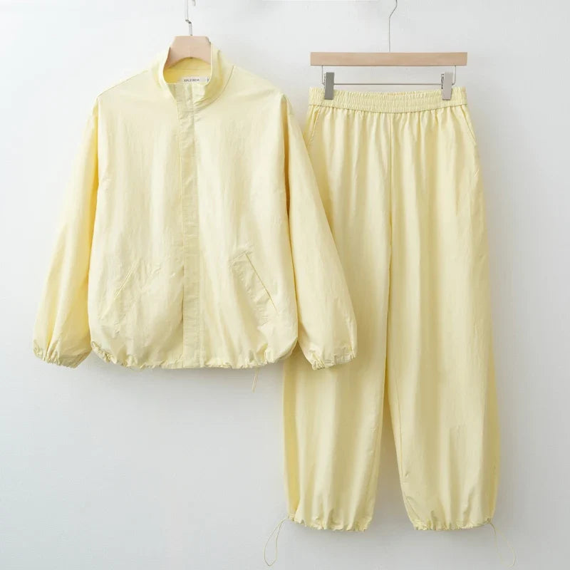 2025 Women Fall Autumn Sports style Jacket and Pants sets LadyShow.Store