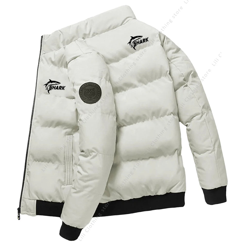 Men Down Jackets 2026 New Thick Warm Winter Bomber Jackets Puffer Jackets Down Coats High quality Fashion Casual Winter Coat Men Pi-Mart