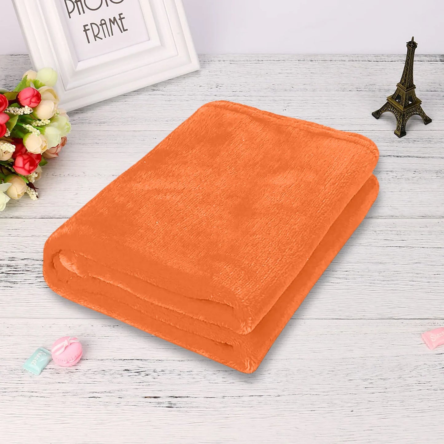 Plain Flannel Coral Blanket Small Fleece Sheet Super Warm Solid Micro Plush Fleece Blanket Throw Rug Sofa Bedding Supplies Pi-Mart