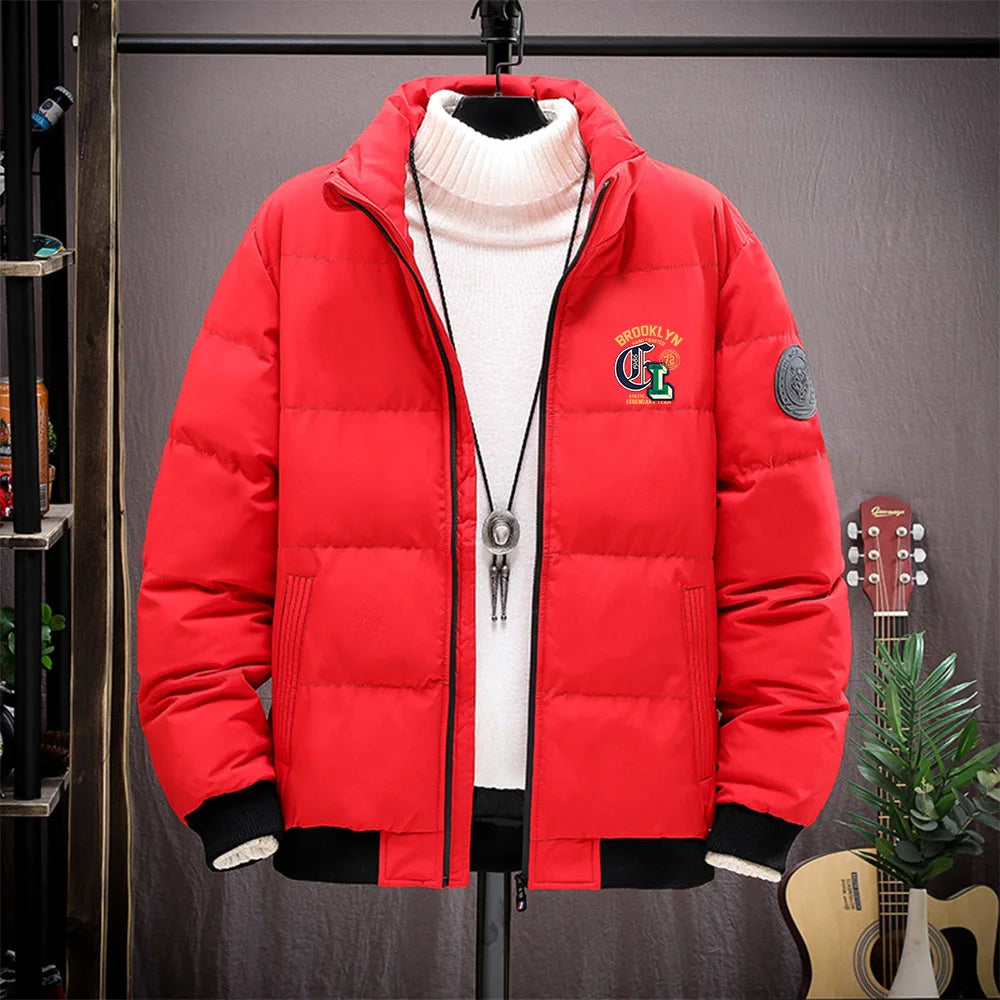 Men Down Jackets High quality Fashion Thick Warm Winter Bomber Jackets Puffer Jackets Parkas Coats Waterproof Mens Winter Coats Pi-Mart