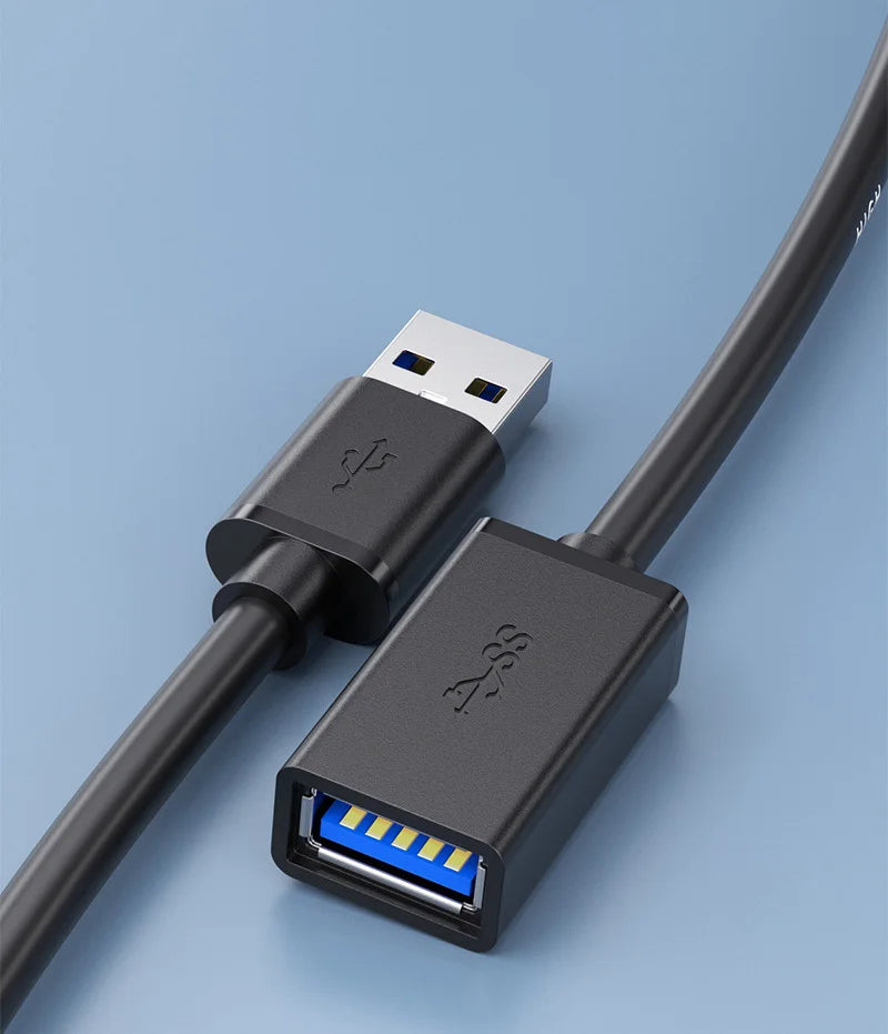 0.5/1/2/3/5 M USB Extension Cable 3.0 Data Cord For Laptop TV SSD USB 3 0 Male to Female Computer Camera Printer Connector Pi-Mart