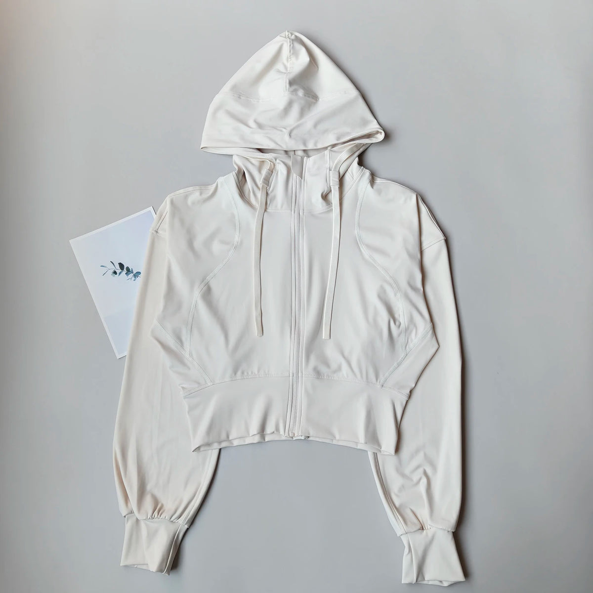 Women's Hooded Running Jacket Cycling Coat Yoga Jogging Shirt Tights Outdoor Sports Gym Clothing Running Wear Sportswear Pi-Mart