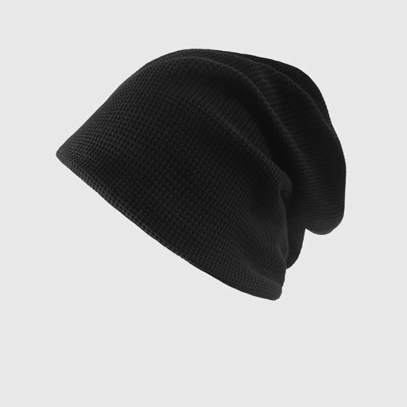 Casual Keep Warm Thin Knit Hat Cute Outdoor Cold Cap Ear Protection Warm Stack Hat For Men Women Pi-Mart