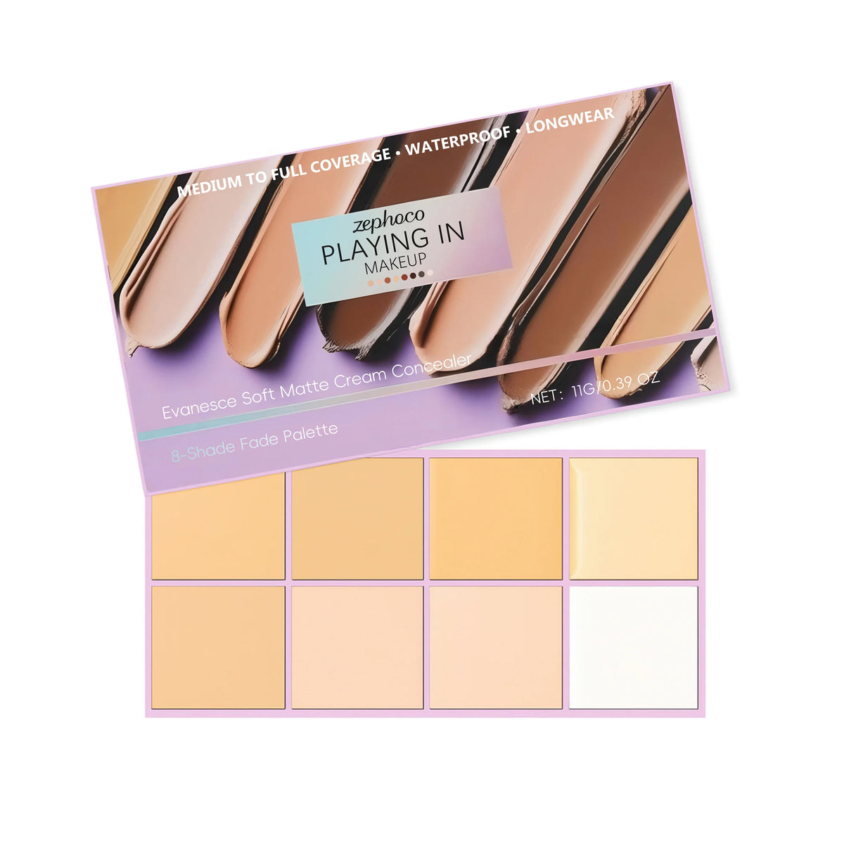 Soft Matte Cream Concealer High Coverage Cover Facial Spots, Acne Scars, Freckles and Tear Troughs Long Lasting Makeup Cosmetics Pi-Mart