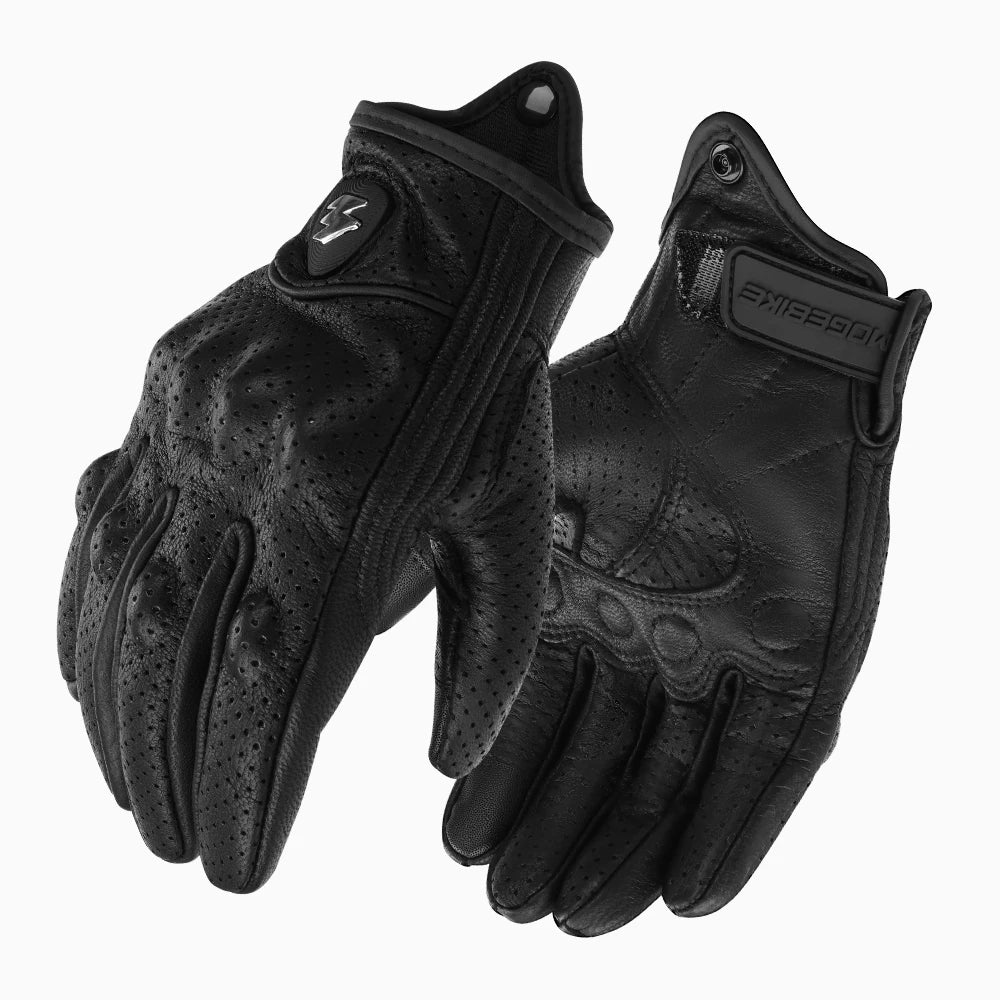 S-XXXL Motorcycle Gloves Goatskin Leather Men Women Moto Glove Electric Bike Luvas Da Motocicleta Os Carros Eletricos Sale Pi-Mart